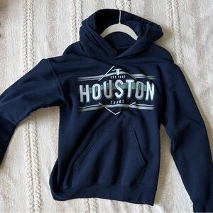 Kids Navy Blue Houston Hoodie